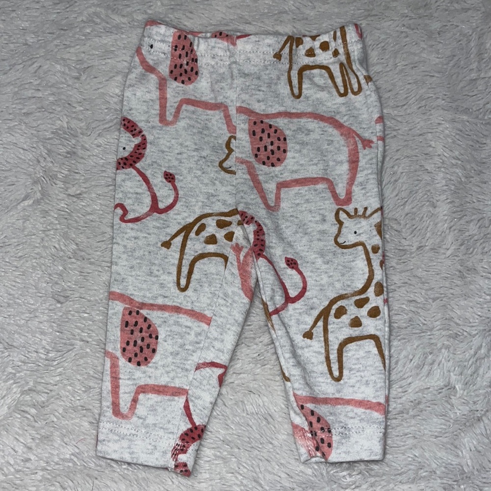 (3 for $10) carters animal print leggings